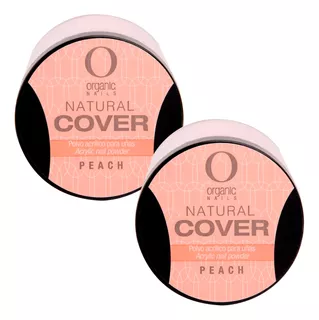 Cover Peach Duo Polvo Acrilico Para Uñas 14g Organic Nails