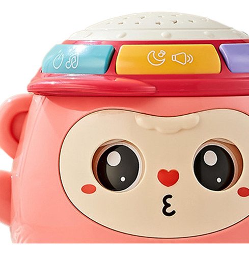 Tambor De Mano Para Niños Pequeños, Forma De Mono, Regalo
