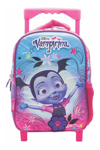 Mochila Con Carro Jardin 12p Vampirina Disney Mundo Manias