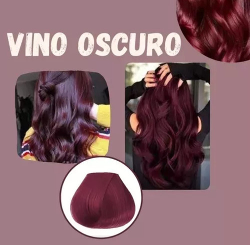 Shampo Meidu 500 Ml Tono Vino Oscuro/ Depp Red Wine
