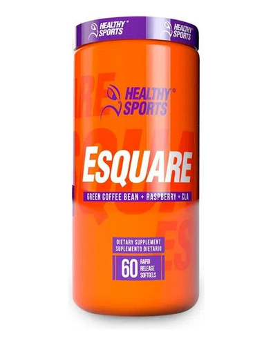 Esquare Café Verde - Cla 60 Cápsulas Quemador Grasa Healthy