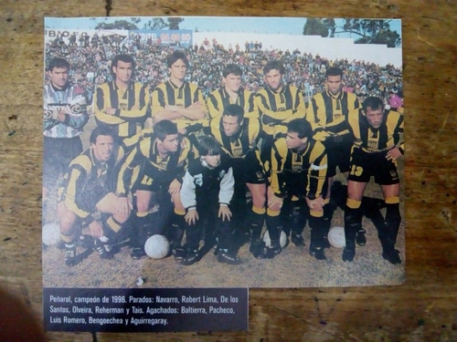 Recorte Peñarol Equipo Campeón De 1996