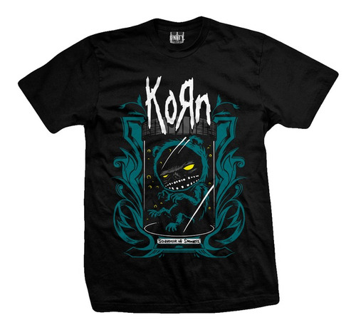 Remera Korn Excelente Calidad 