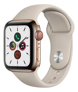 Apple Watch Series 5 Cellular + Gps, 40 Mm - Dourado - Lte