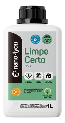 Detergente Limpeza Pesada Biodegradável Maquina Lava Pisos
