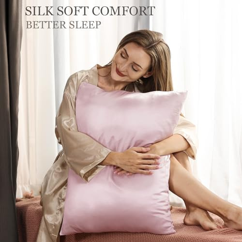 Adubor 100% Funda De Almohada De Seda De Morera Para Cabello