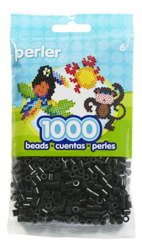 Perler Beads 1,000 Count-negro