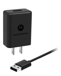 Cargador Motorola Turbo Power Rapido Moto G4 G5 E4 Plus