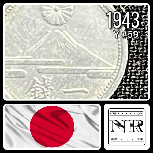 Japón - 1 Sen - Año 1943 (18) - Y #59 - Showa