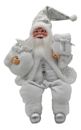 Hermosa Figura Tradicional De Cuentas De Cera De Papá Noel