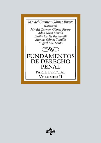 Fundamentos De Derecho Penal - Gomez Rivero, Mª Del Carmen/n