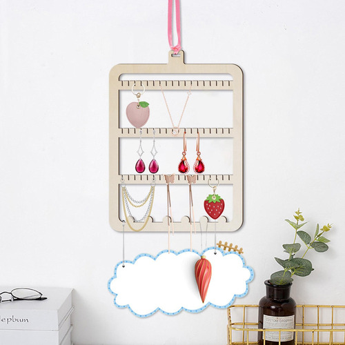 Organizador De Joyas Montado En La Pared, Soporte De Estante