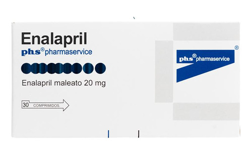 Enalapril Phs 20 Mg 30 Comprimidos