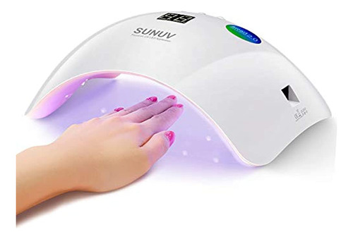 Lámpara De Uñas De Gel Uv Led, Secador De Uñas Sunuv Luz De 