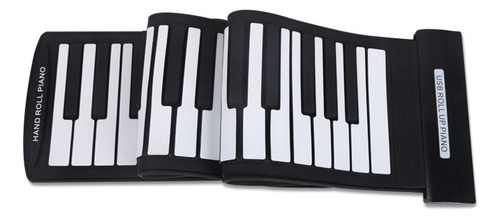 W Portátil 61 Teclas Flexible Roll-up Piano Usb Midi