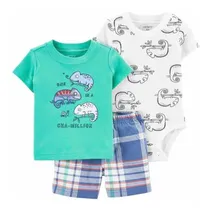 Comprar Conjunto Cárters - Bebe 24 Meses - Bermudas - Body - Remera