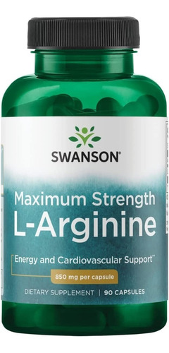 L Arginina 850mg 90cap Antioxidante - Potenciador Swanson