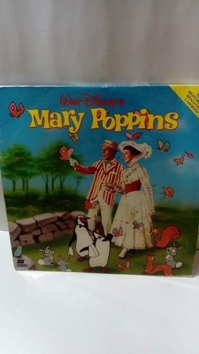 Mary Poppins Láser Disc Doble
