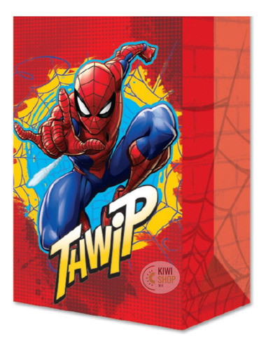 Bolsita Para Dulces Spiderman (papel Bond Pq C/10 Pz)