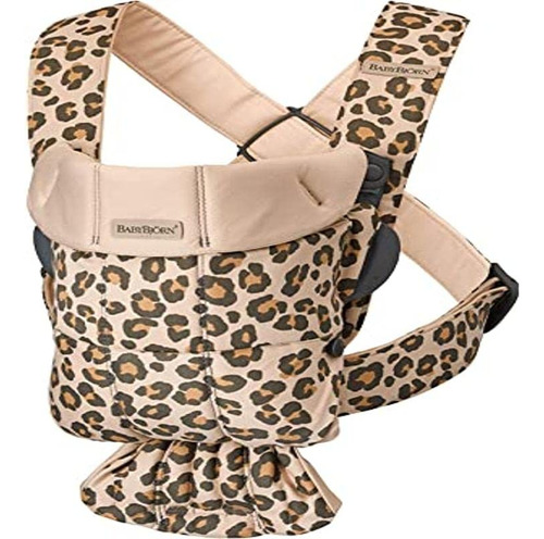 Portabebés Mini, Algodón, Beige/leopardo, 1 Unidad