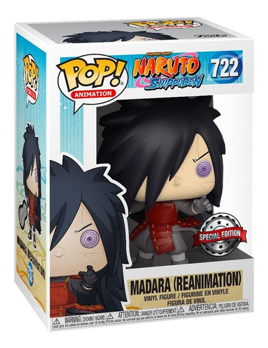 Imagem 2 de 3 de Boneco Funko Pop Anime Naruto Shippuden Madara Uchiha 722
