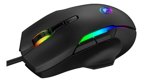 Mouse Gamer Njoytech Ergonómico Con Luces Rgb