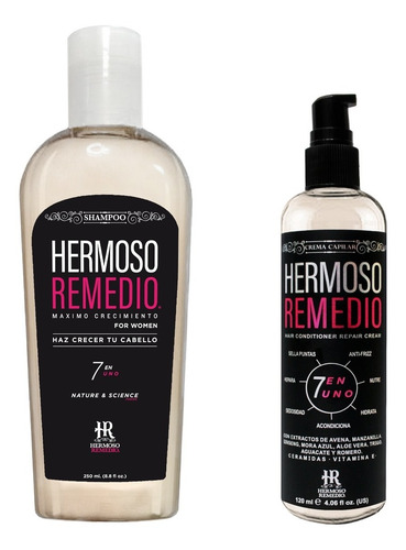 Imagen 1 de 6 de Kit Cabello Hermoso Tratamiento Caída Crecimiento Reparación