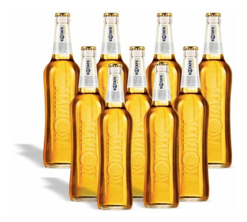 Pack 9 Botellas Cerveza Kotayk Gold 500 Ml Sin Gluten Ub