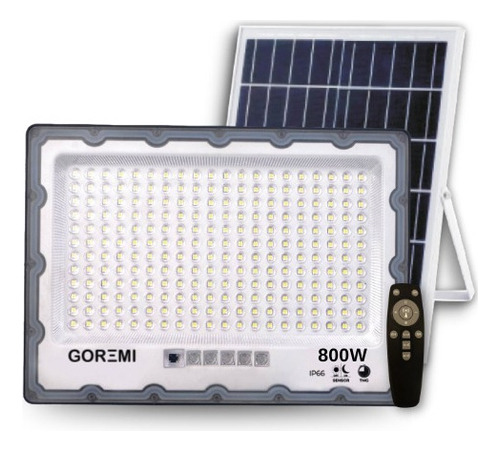 Refletor Solar A Prova D'agua 800w Luz Branca 6500k Cor da carcaça Preto Cor da luz Branco-frio 110V/220V