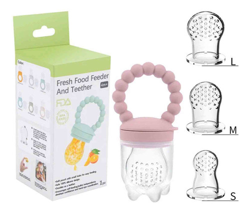 Bolsa De Mascar Y Baby Food Grade Bites Para Comer Fruta Bab