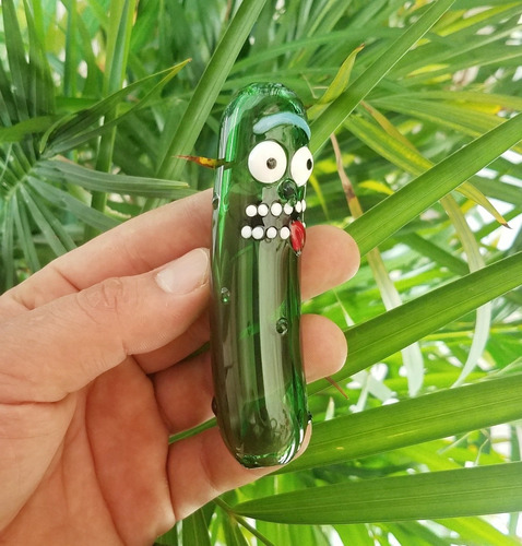 Pipa Rick Y Morty Pepinillo Rick - Titanglass - Clutch Bowl