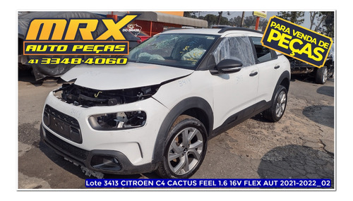 Sucata Citroen C4 Cactus Feel 1.6 16v Flex Aut 2022 Pecas