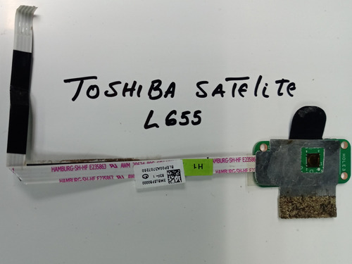 Botón De Encendido De Toshiba Satélite L655 En Perfecto Stad
