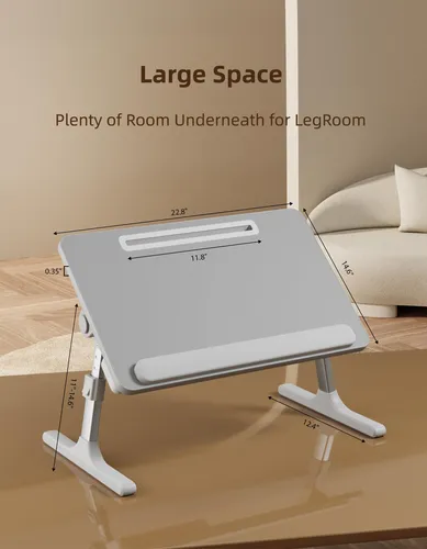 Ewx - Escritorio Para Computadora Portatil Para Cama, Mesa D