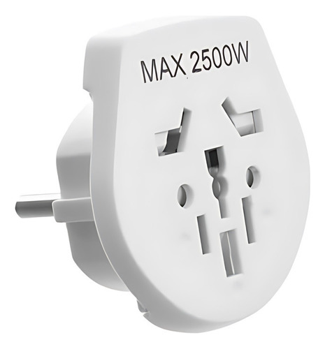 Electricidad | Adaptador Universal A Schuko | Blanco Vivion