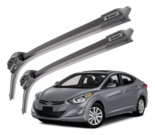 Palheta Limpador Parabris Bosch Aerofit Hyundai Elantra 2014