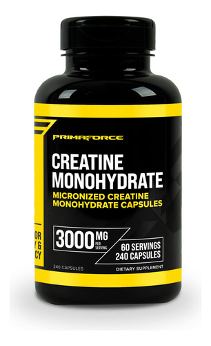 Suplemento Primaforce Cápsulas De Creatina Monohidratada 240