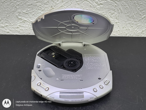 Discman Sony Walkman D-e351sr Portable Cd Player Funcionando Gris (Usado)