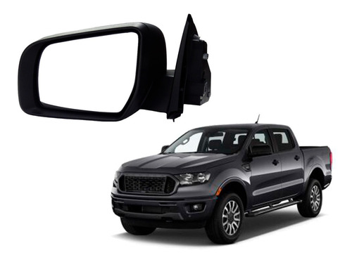 Espejo Izquier. Negro Eléctrico Compatible Ford Ranger 13-22