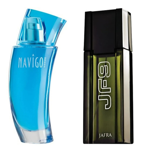 Jafra Navigo Homme & Jf9 Set De 2 Perfumes 100 Mil