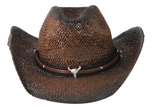 Sombrero De Vaquero De Paja, Sombrero De Pareja Unisex