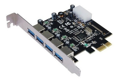 Tarjeta Pci Express 4 Puertos Usb 3.0 5 Gbps  Nueva Caja