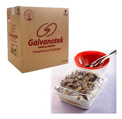 Embalagem Galvanotek G650 Doce Quadrado 200ml (cx300un.)