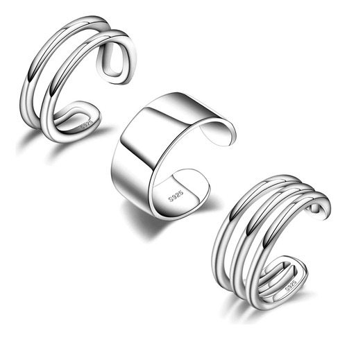 Ear Cuffs Pendientes De Plata De Ley 925 Para Mujer, Pendien