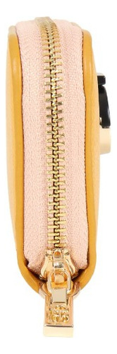 Cartera Para Mujer 7bini22816 En Cuero Sintético Cloe Color Amarillo Diseño de la tela Liso