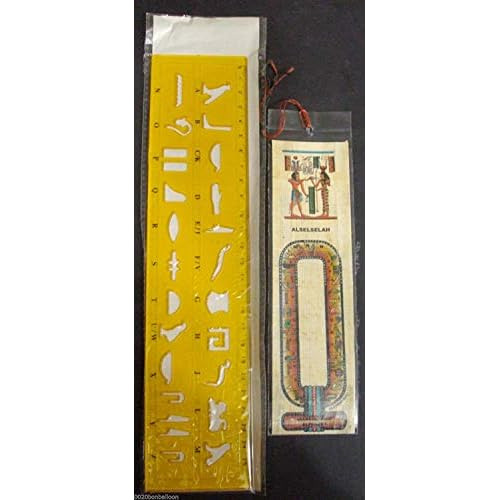 1 Marcapáginas Blanco De Papiro Del Faraón Egipcio, M...