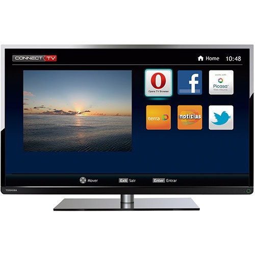 Smart Tv Led 32  Semp Toshiba Hd Com Conversor Digital 3hdmi