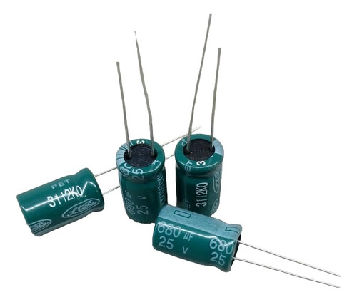 Capacitor 680uf 25v Ltec Nuevo Pack 10 Unidades