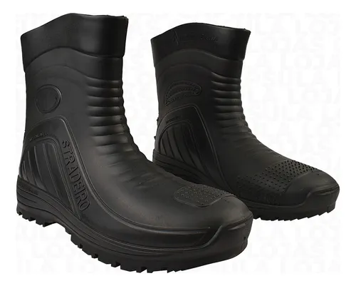 Bota motociclista para chuva 2025