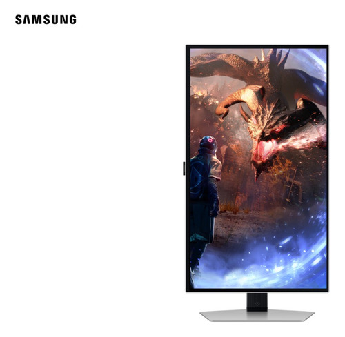 Monitor Gamer Odyssey Oled G6 27 Polegas Prata Samsung 240hz Prata
